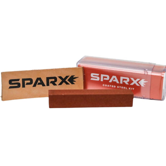 Sparx coated steel whetstone kit