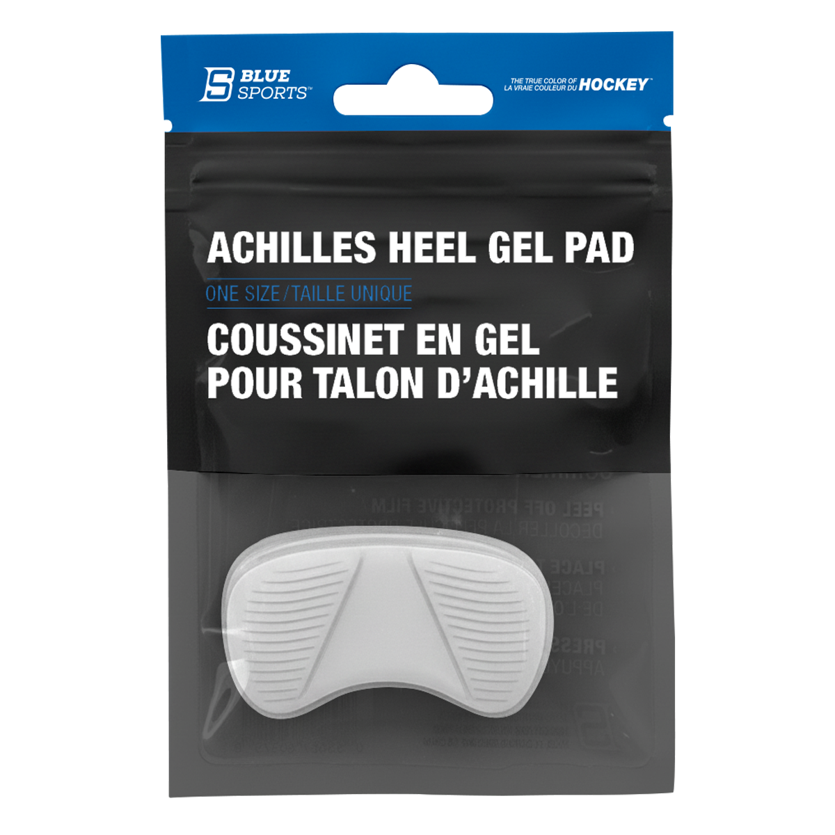 Blue Sports Achilles Gel Pad – Gel Cushion for Ice Skates, 2-Pack