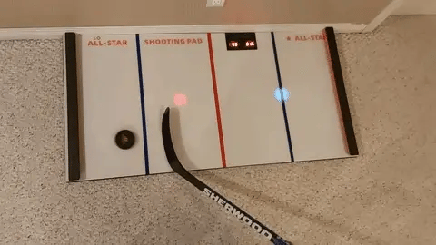 Digital Hockey Mini Shooting Pad – Interactive Training for Puck Control and Timing