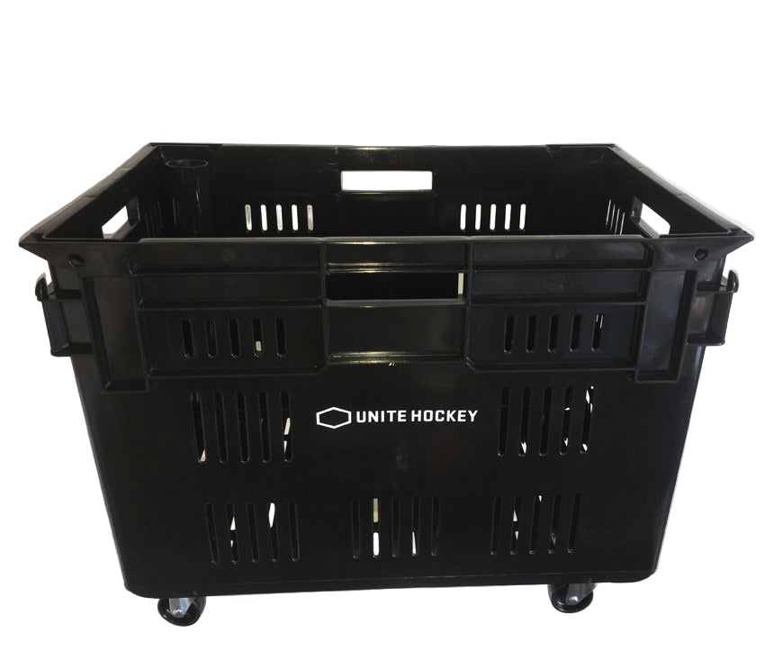 Hockey equipment crates