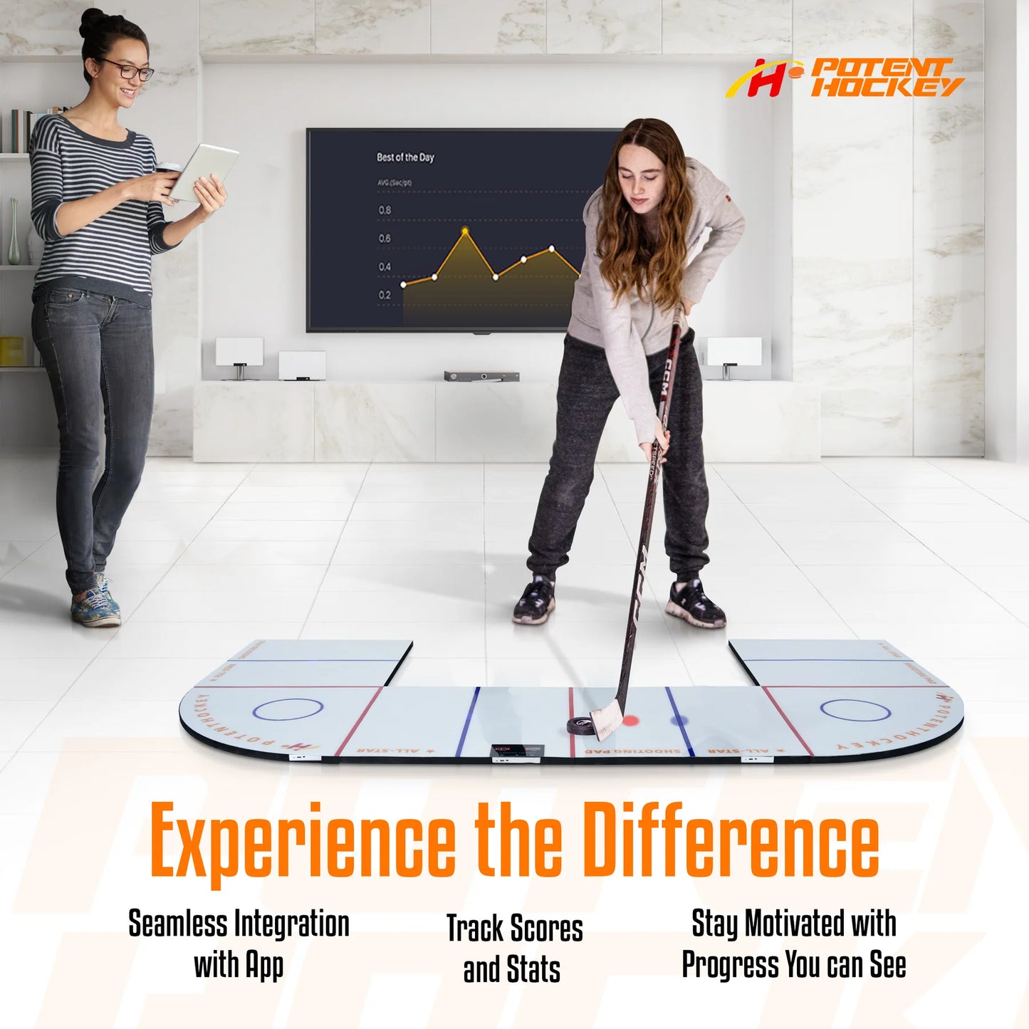 Klubbteknik Digital 270 Ultimate Dangler – Interactive Puck-Control Training