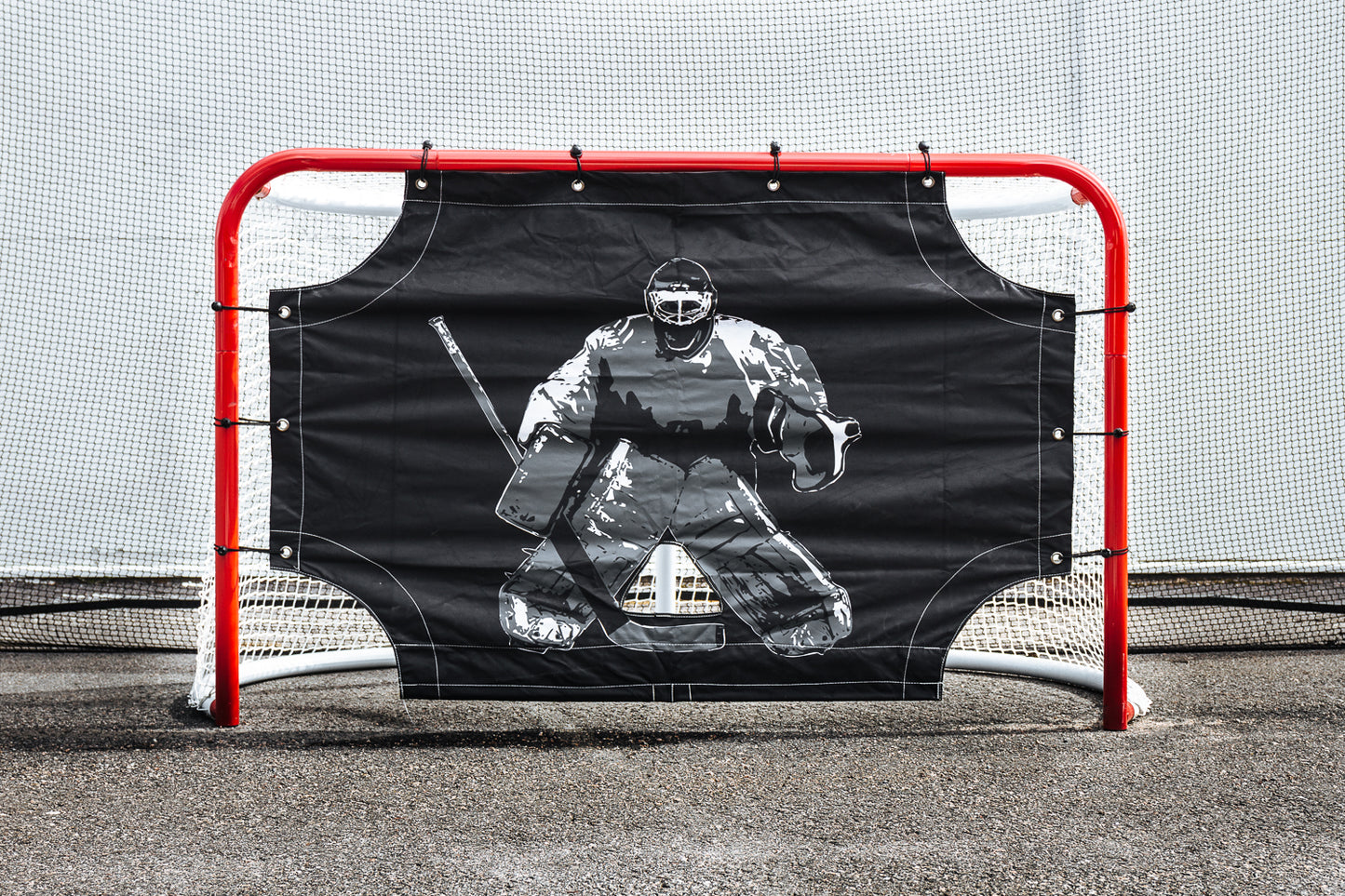 UNITE Protective Hockey Net – Complete Backstop with Frame, Posts & Net