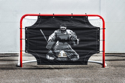 UNITE Protective Hockey Net – Complete Backstop with Frame, Posts & Net